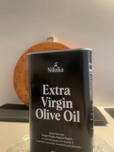 Customer photo review of Nifolia Extra Virgin Olive Oil 1L Tin