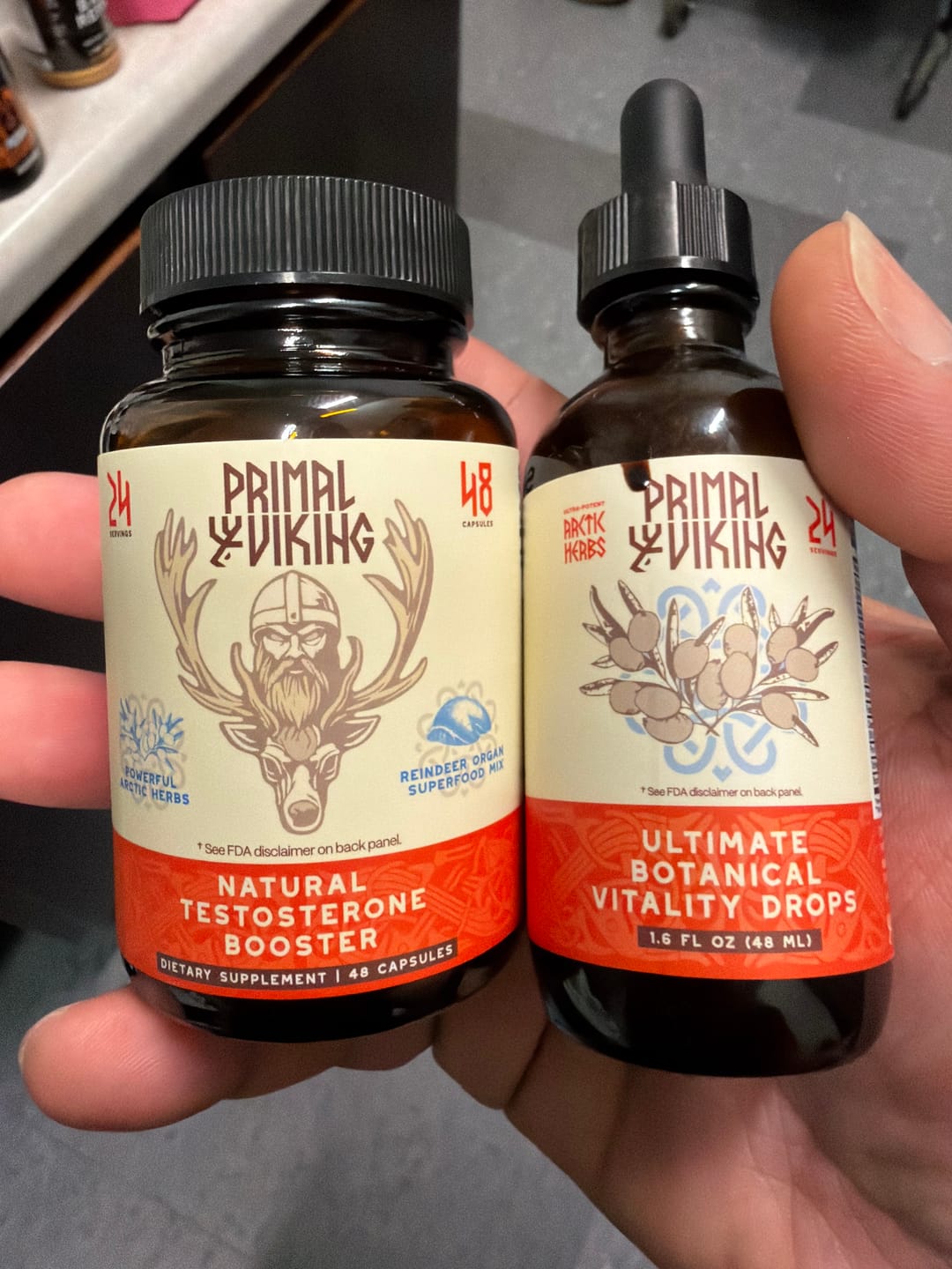 Customer photo review of Primal Testosterone Booster