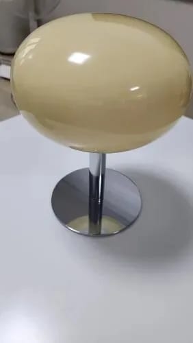 Customer photo review of Pink Glass Table Lamp for Bedside, Iron Base, 22 × 29 cm