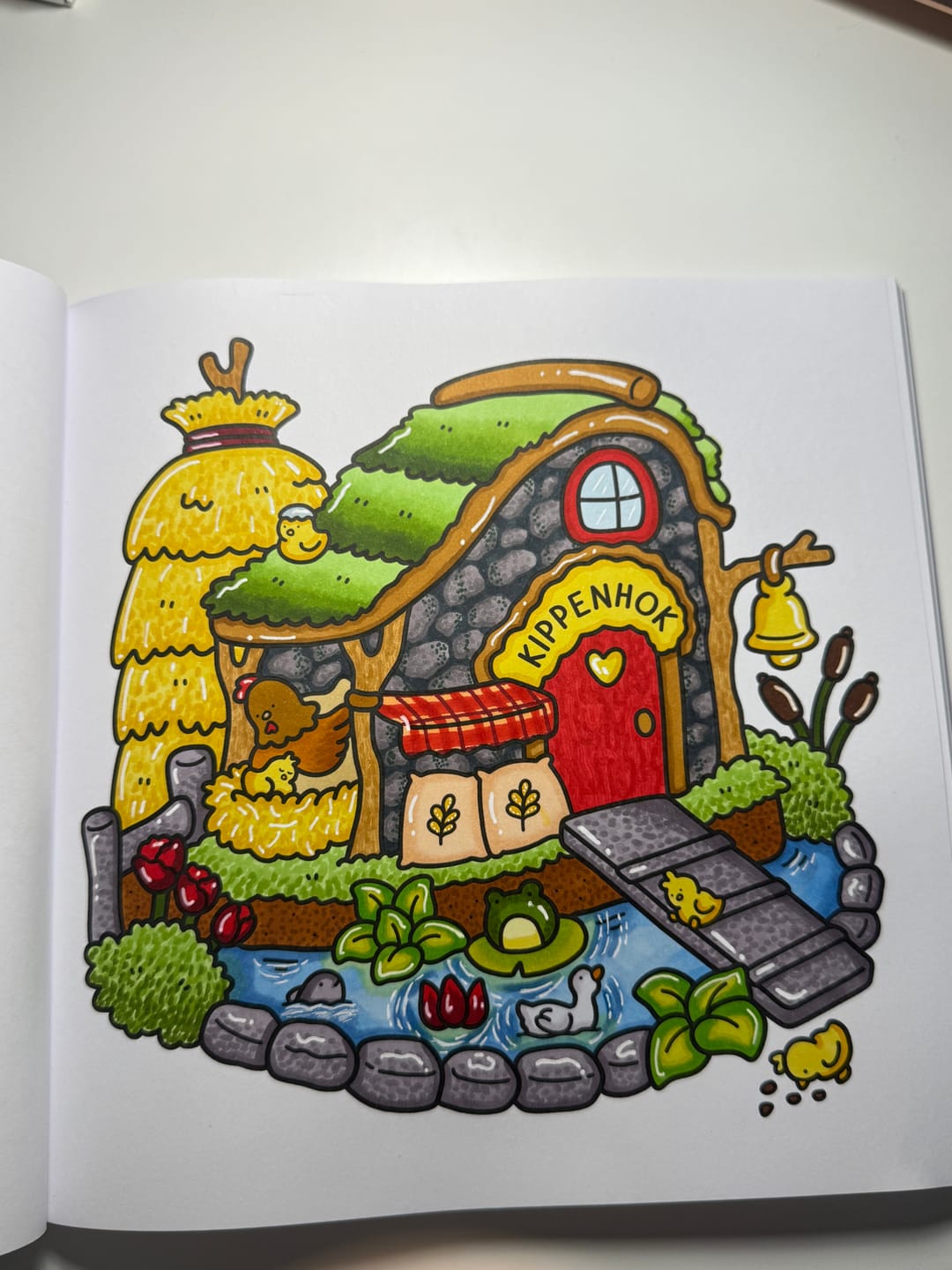 Customer photo review of Ohuhu Honolulu 216 Colors Dual Tips Alcohol Art Markers (New Color Codes)