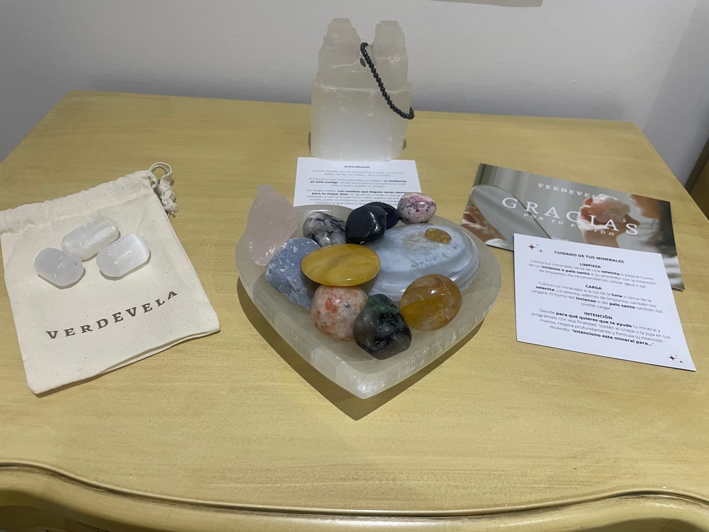 Customer photo review of Selenita Rodado cilíndrico | Bienestar - Tranquilidad