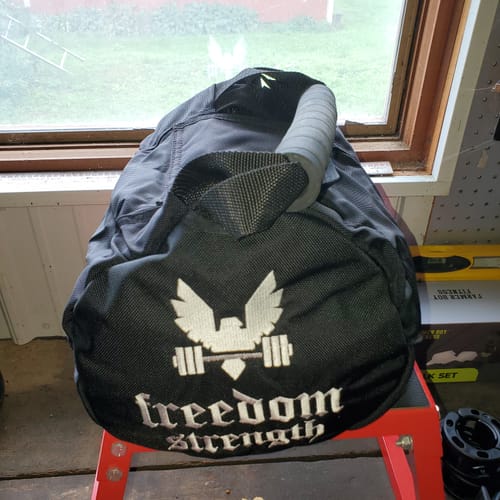 Customer photo review of Strongman throwing bags