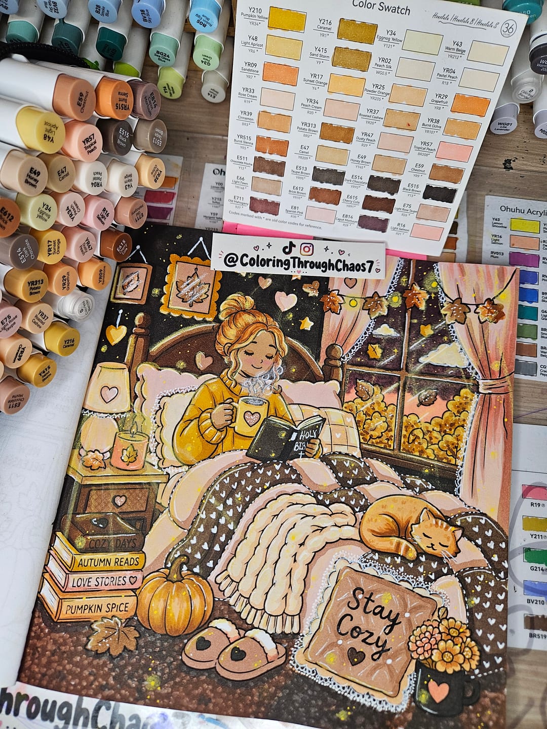 Customer photo review of Ohuhu Honolulu 36 Skin Tone Colors Dual Tips Portrait Alcohol Art Markers (New Color Codes)