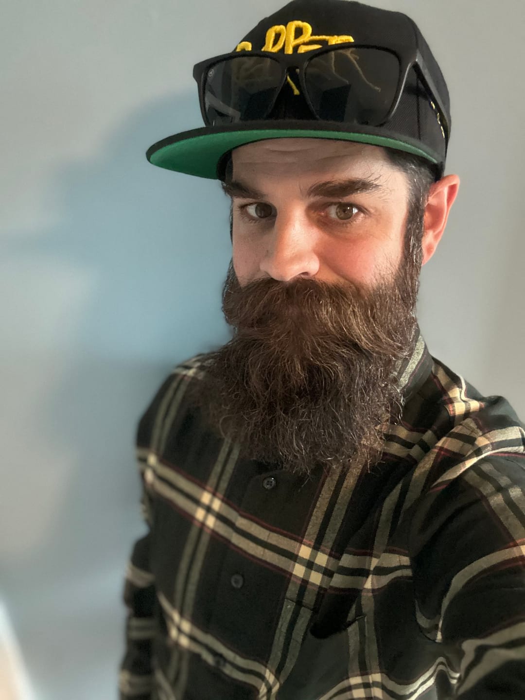 Customer photo review of Dwayne "The Plaid" Johnson – BorlandFlex™ Long Sleeve Flannel