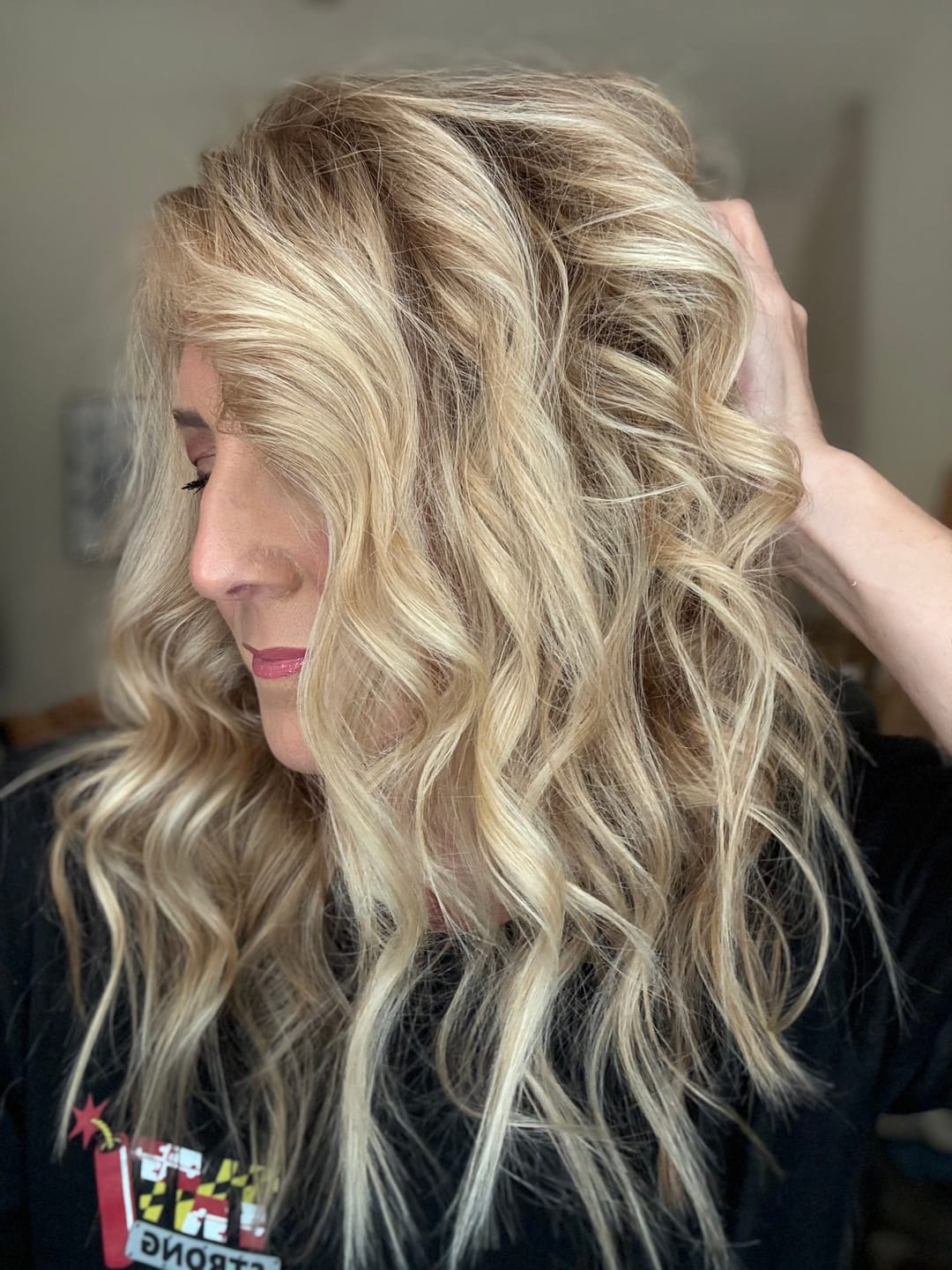 Customer photo review of Replenishing Shampoo