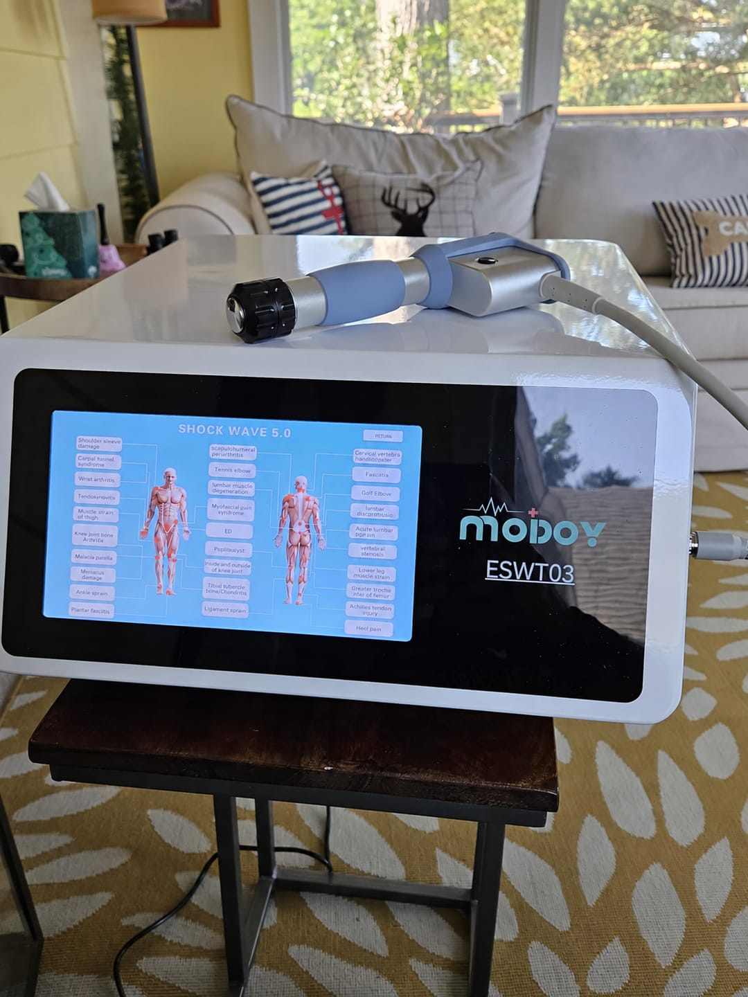 Customer photo review of LumyHealth Professional Shockwave Therapy Machine