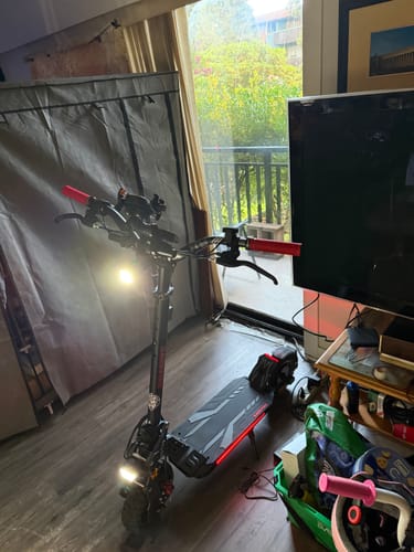Customer photo review of Backfire M8 Electric Scooter with GPS and Samsung Battery