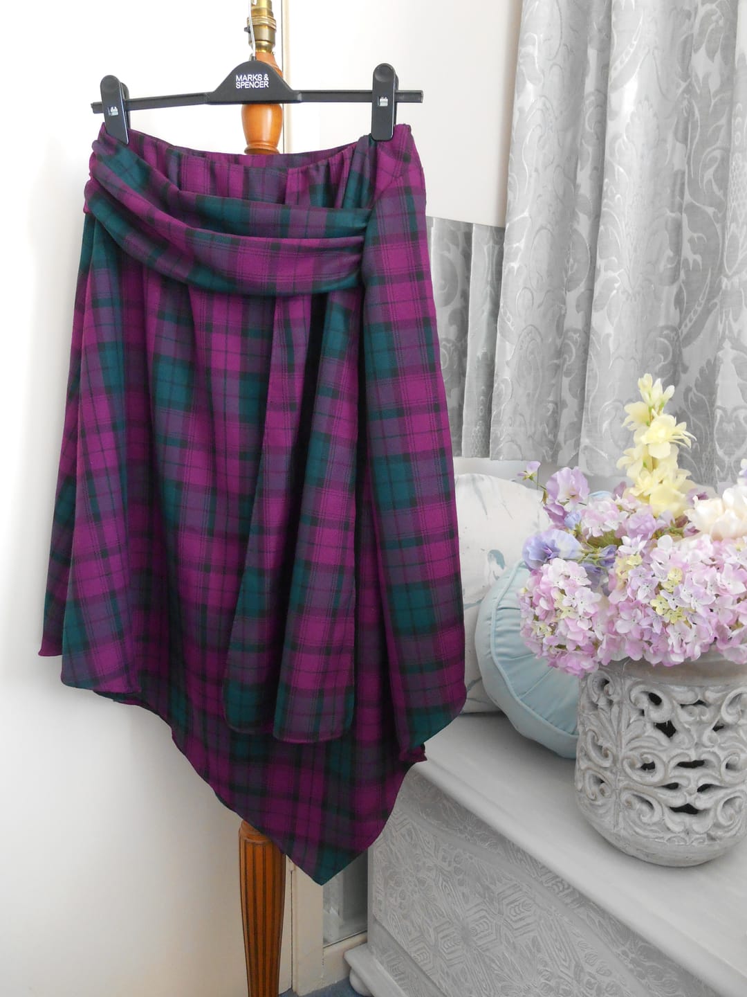 Customer photo review of PolyViscose Tartan Fabric