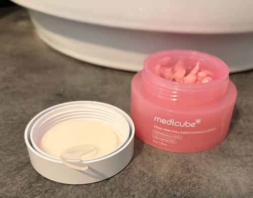 Customer photo review of Medicube - Crème capsule au collagène PDRN - 55g
