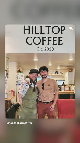 Customer photo review of Personalized Canvas Leather Apron Butcher Apron Barista Apron Restaurant Apron