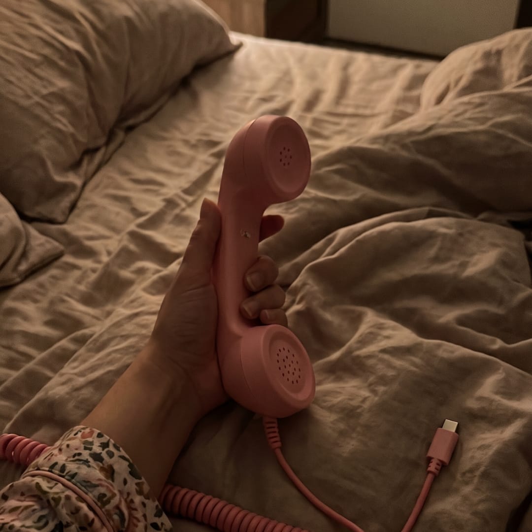 Customer photo review of Telefono Retro Senza Fili