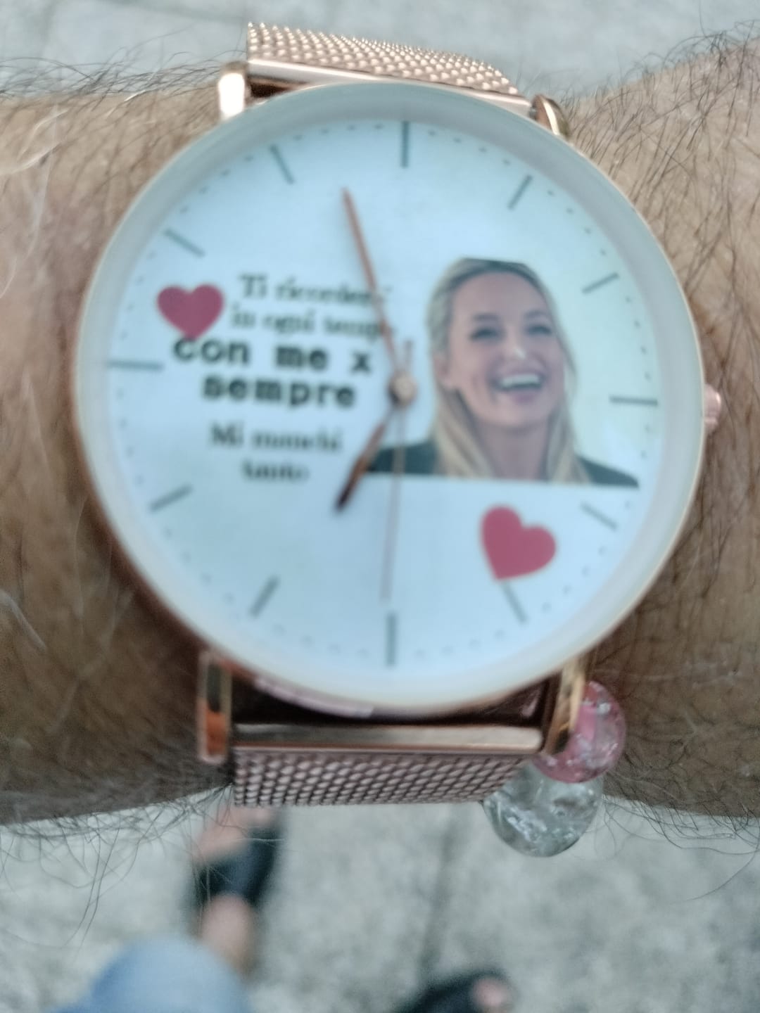 Customer photo review of Orologio Eterno Amore