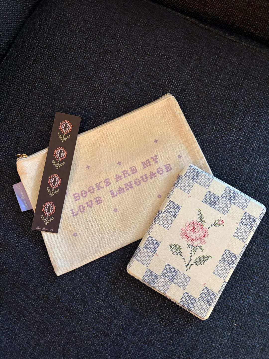 Customer photo review of Rose & Thread - Kindle Case