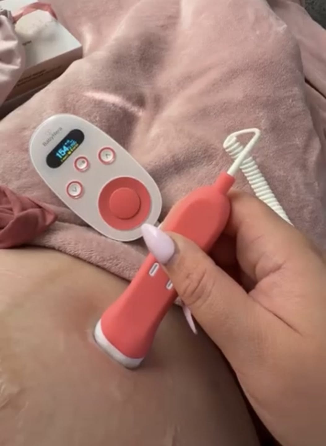 Customer photo review of BabyNera HeartEcho™ At-Home Fetal Doppler