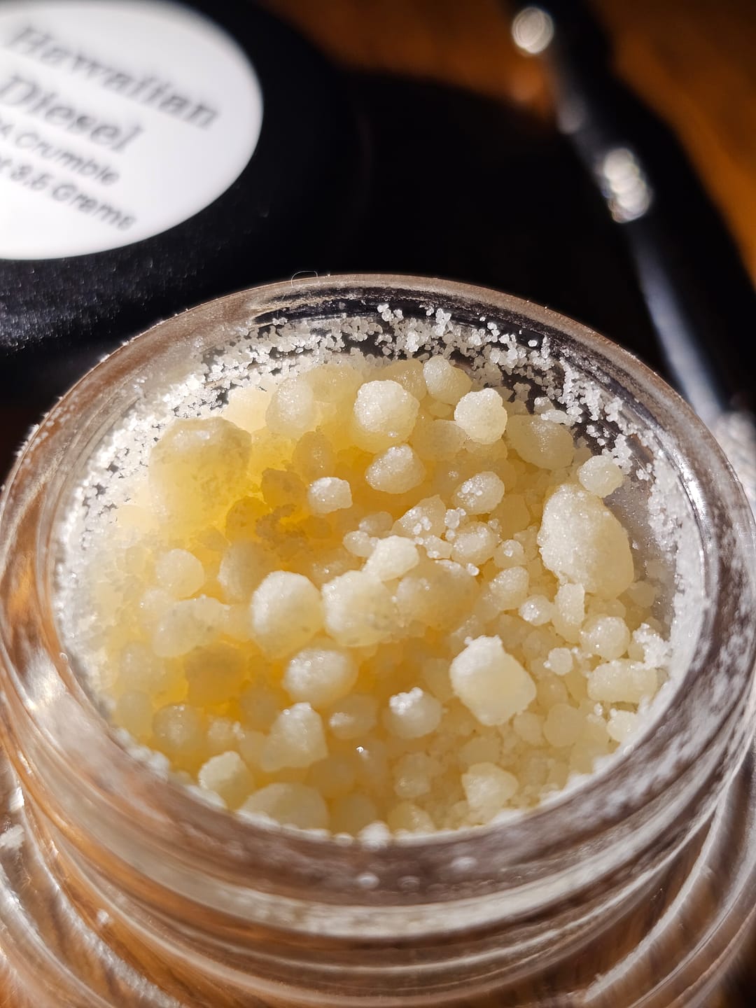 Customer photo review of Hawaiian Diesel | THCA Crumble