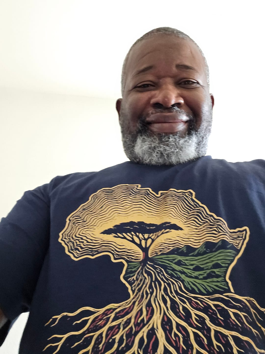 Customer photo review of Warrior Shield Red Sun Tee