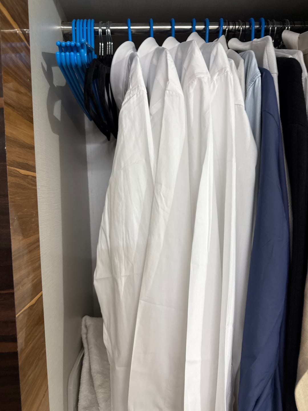 Customer photo review of Double Delight White Shirts - 2 Pcs Combo Pack