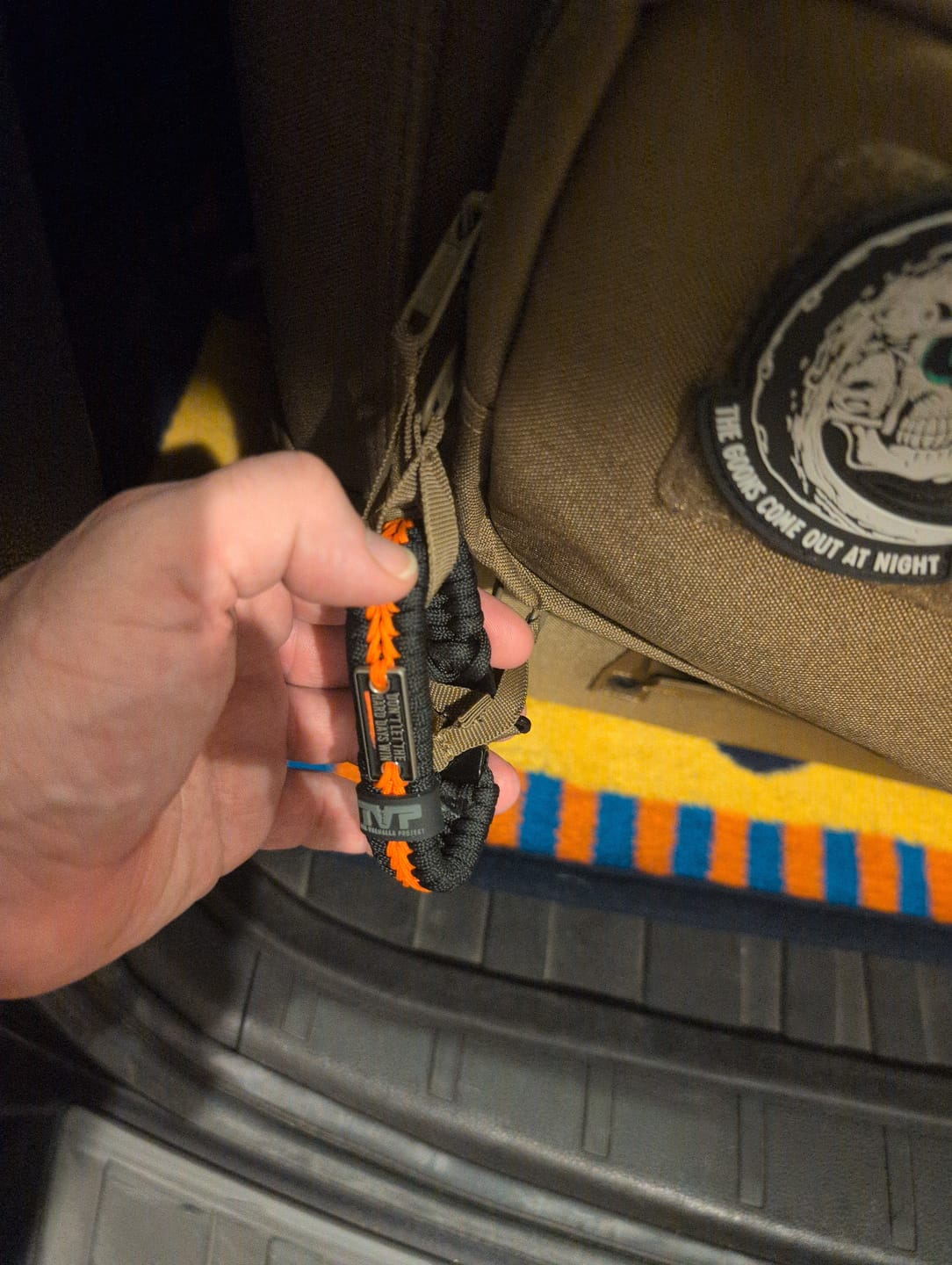 Customer photo review of Hard Days - Paracord Bracelet