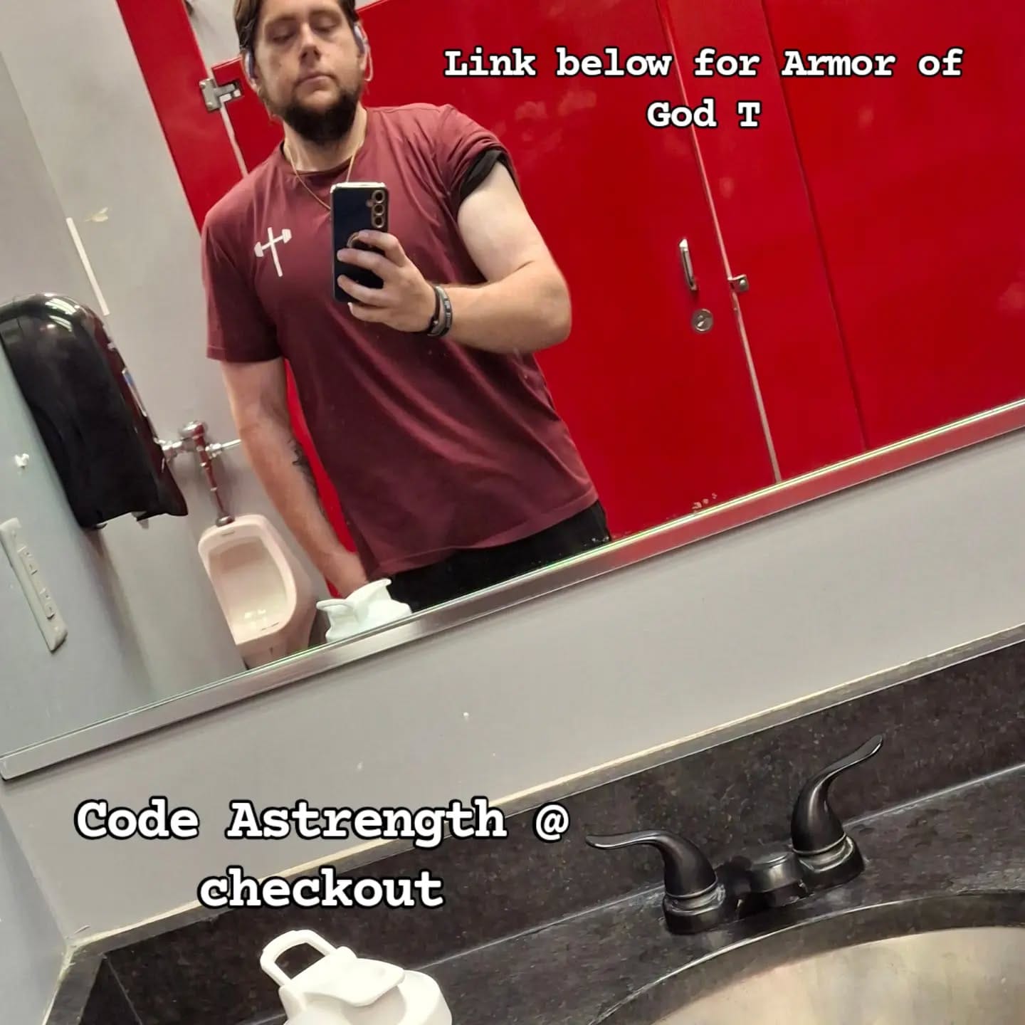 Customer photo review of Kingdom Performance Tee