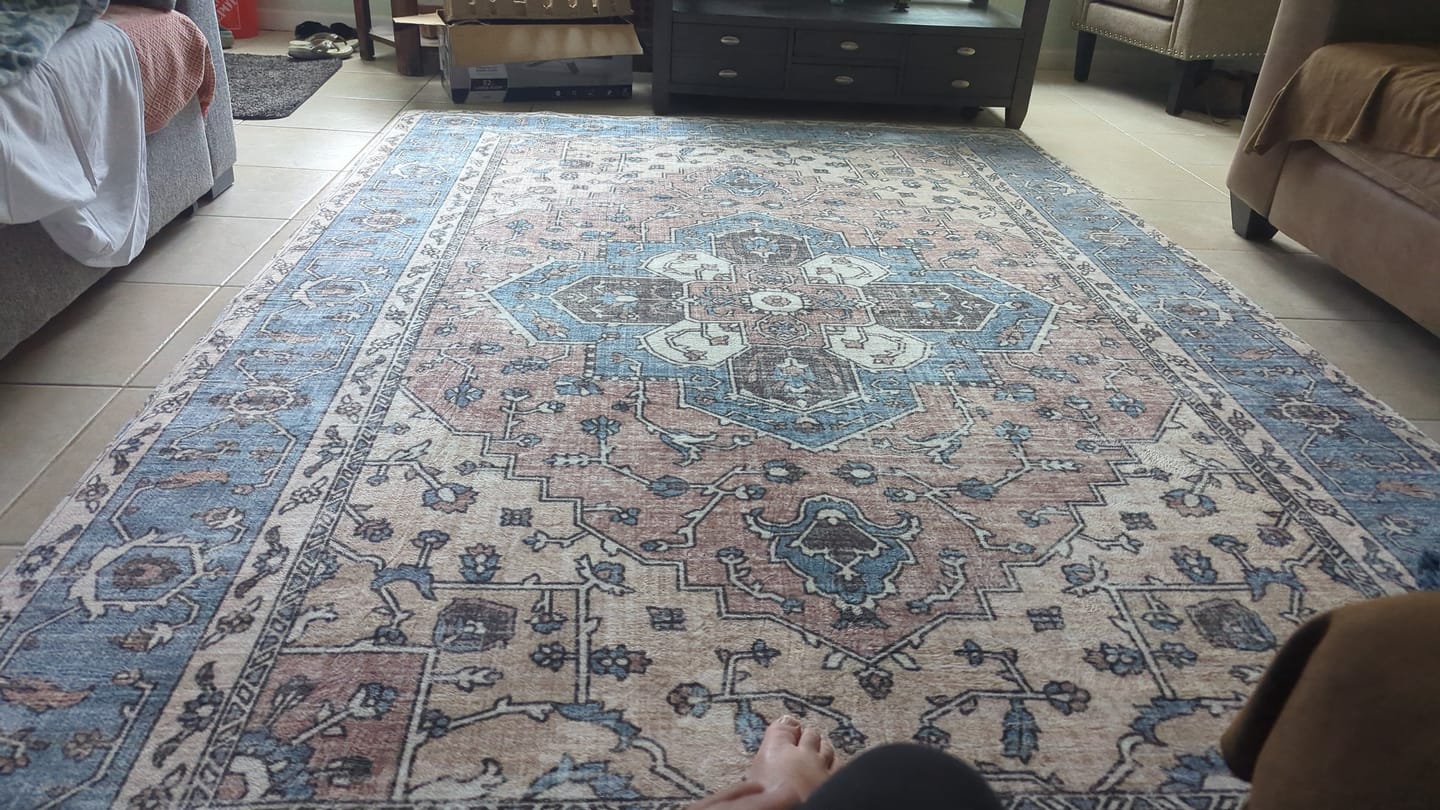 Customer photo review of Designer Relax Mat - 1.4" Thick Foam Base