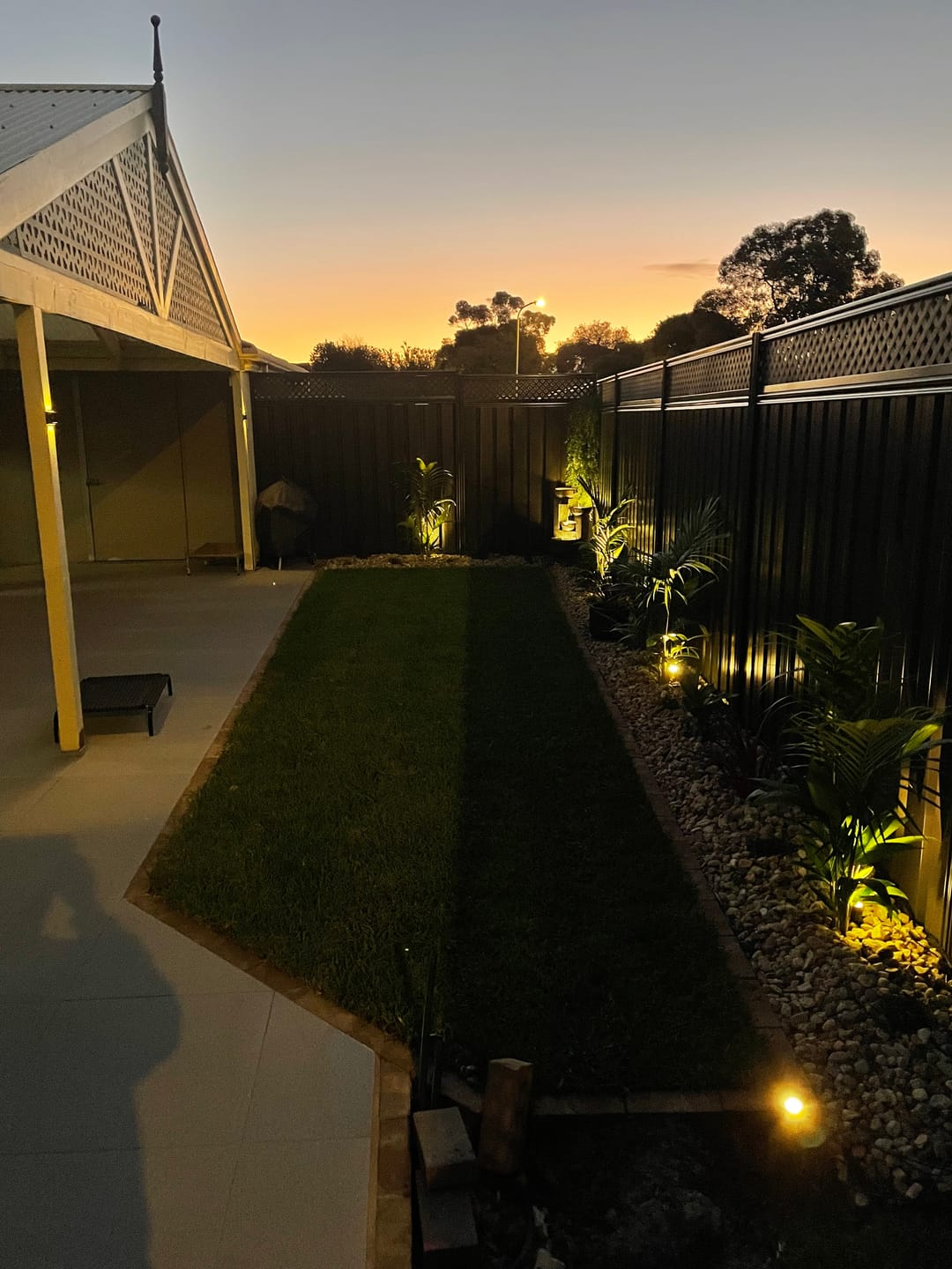 Customer photo review of GardenBrite™ Solar Spotlight Pack