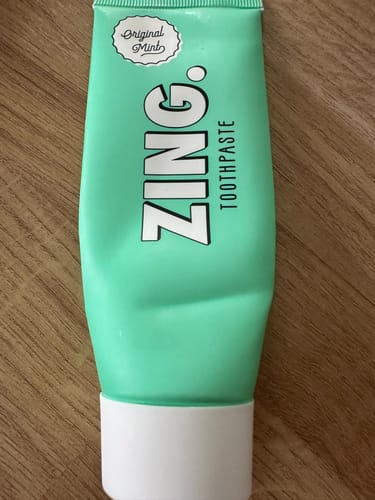 Customer photo review of Original Mint Toothpaste