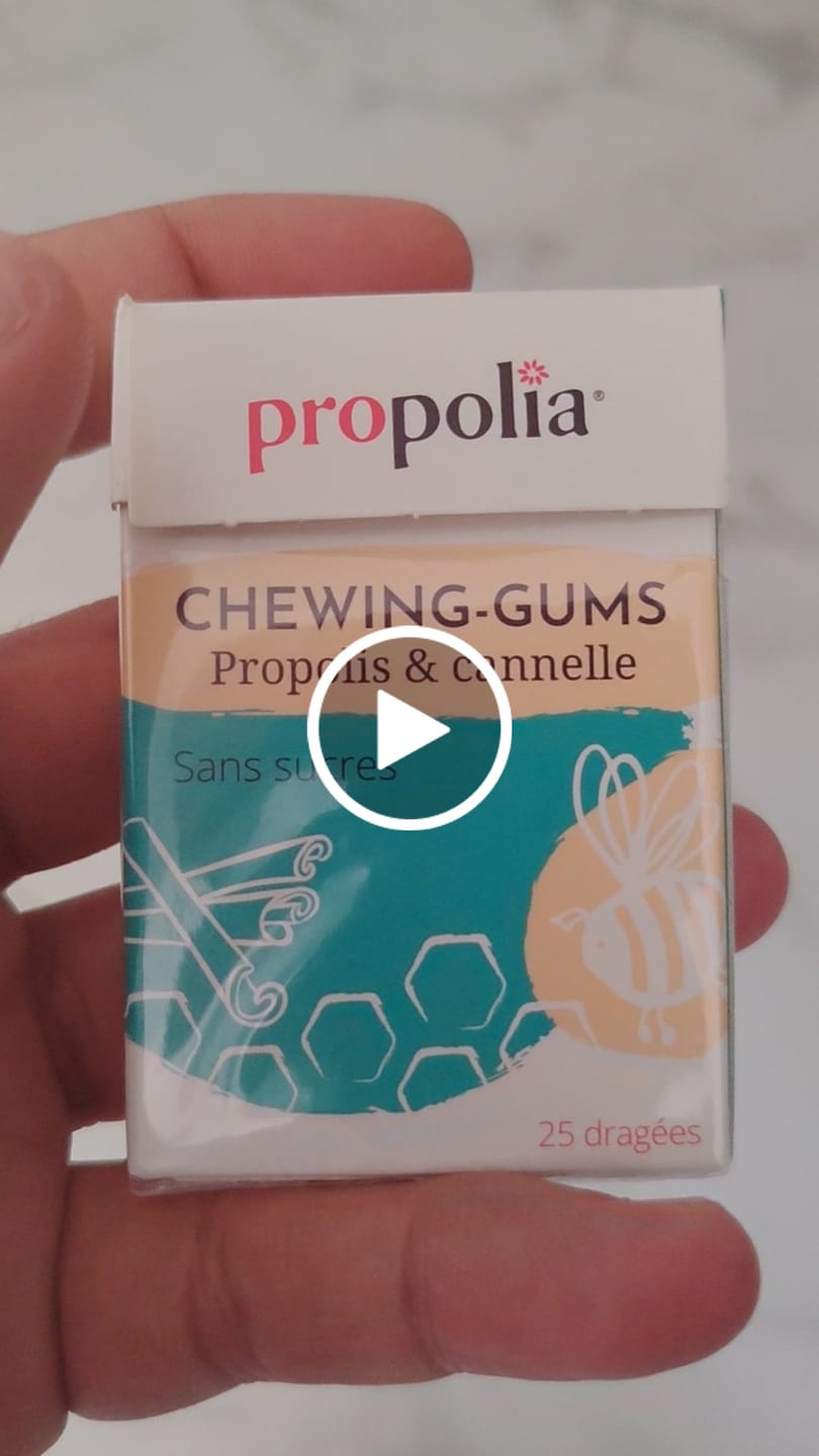 Customer video review of Propolis Chewing Gums
