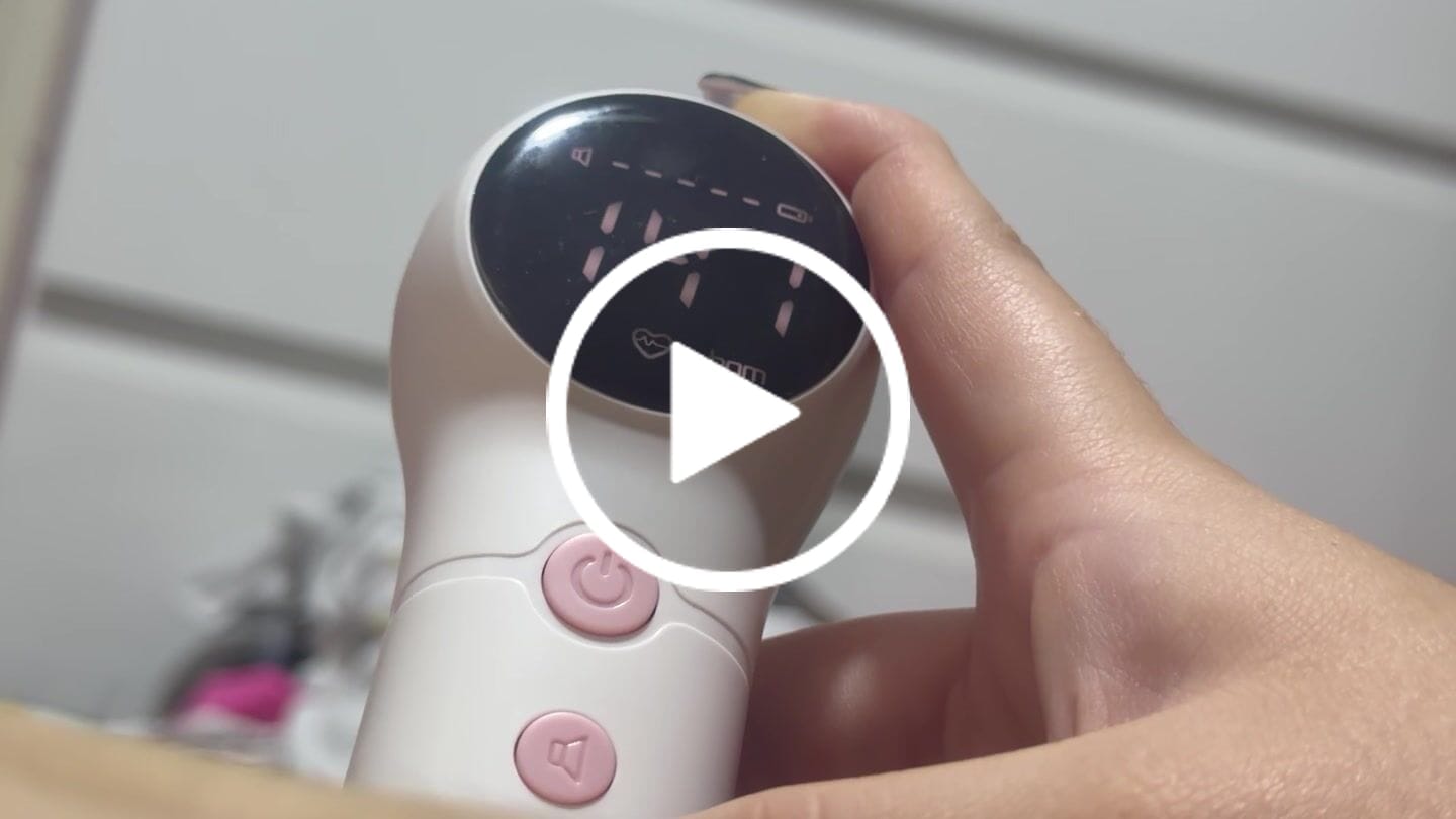 Customer video review of Baby Fetal Doppler Pro