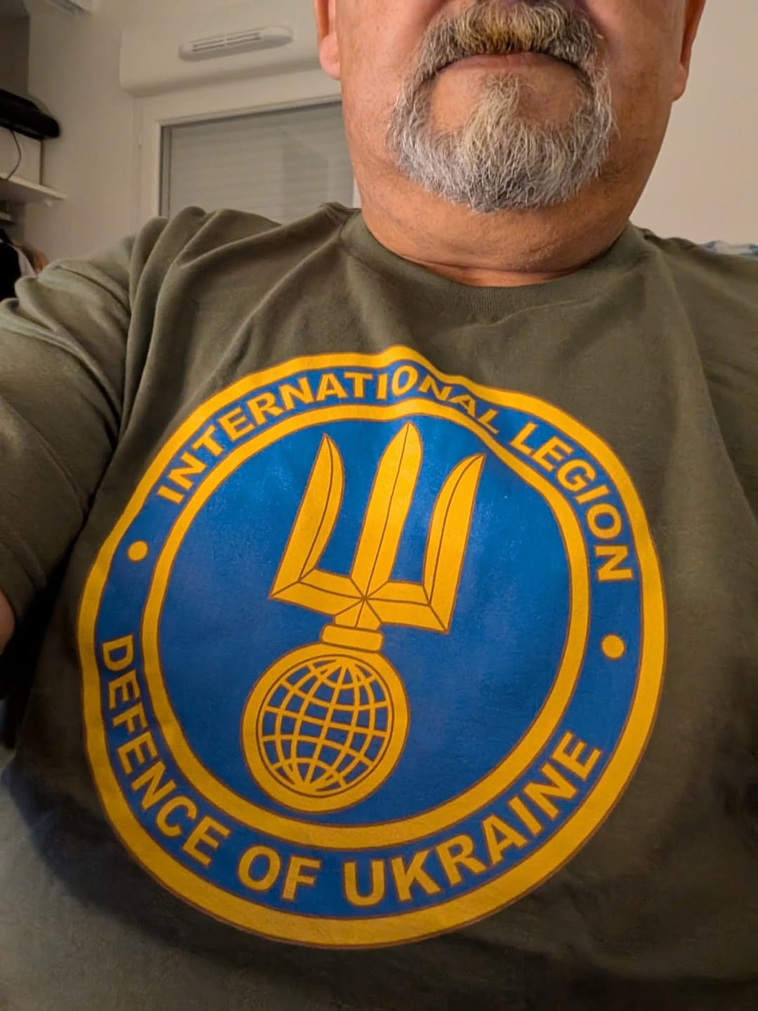 Customer photo review of International Legion T-Shirt