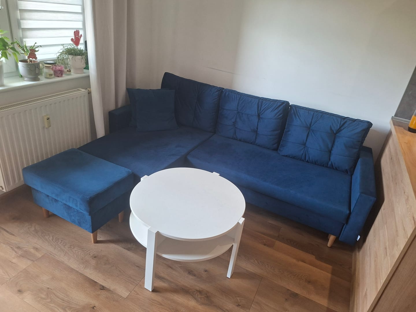 Customer photo review of Narożnik BLANK velvet