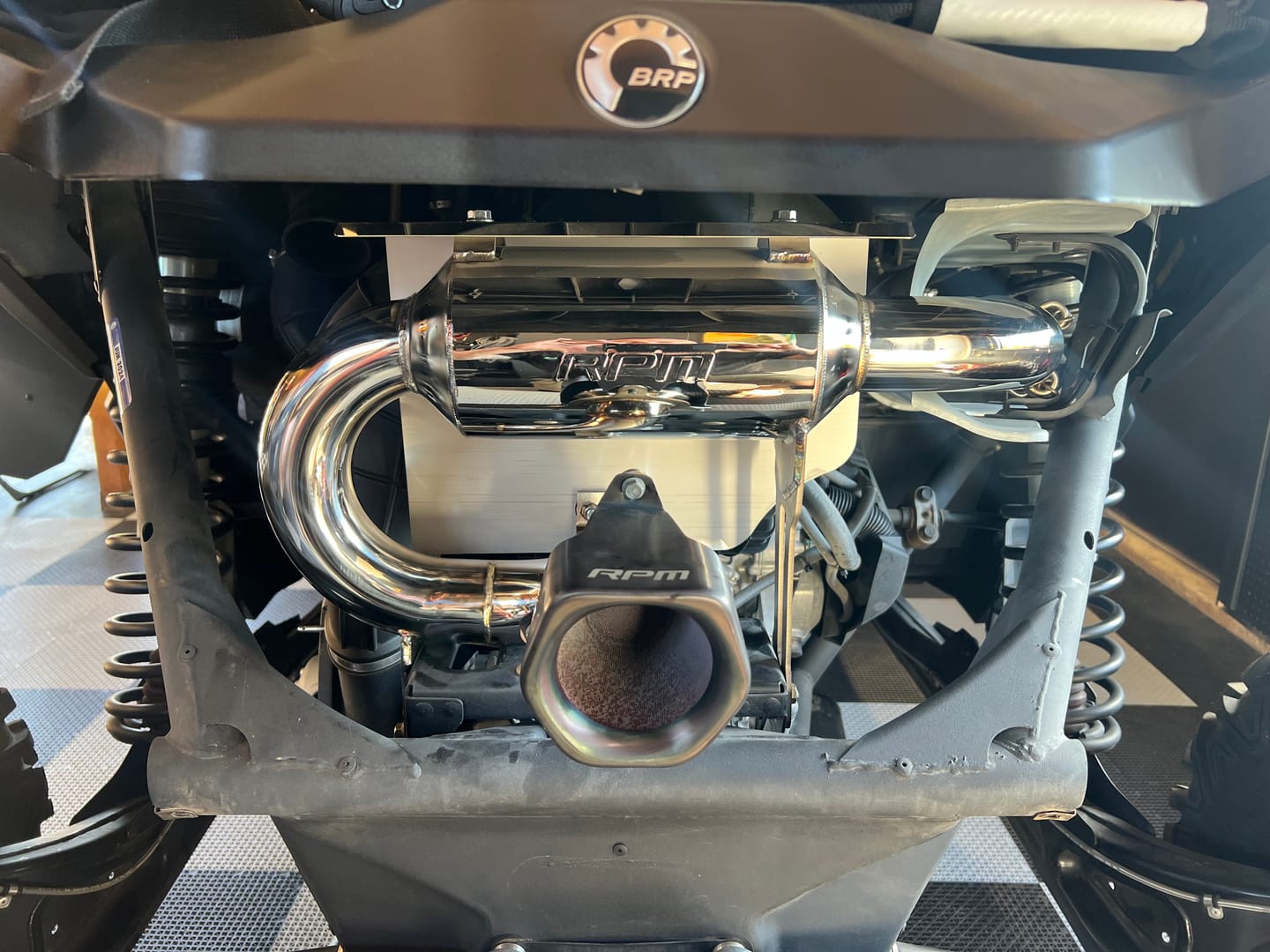 Customer photo review of RPM Big Mouth Cat Delete Bypass Mid Race Pipe Can-Am Maverick X3 Turbo R & RR