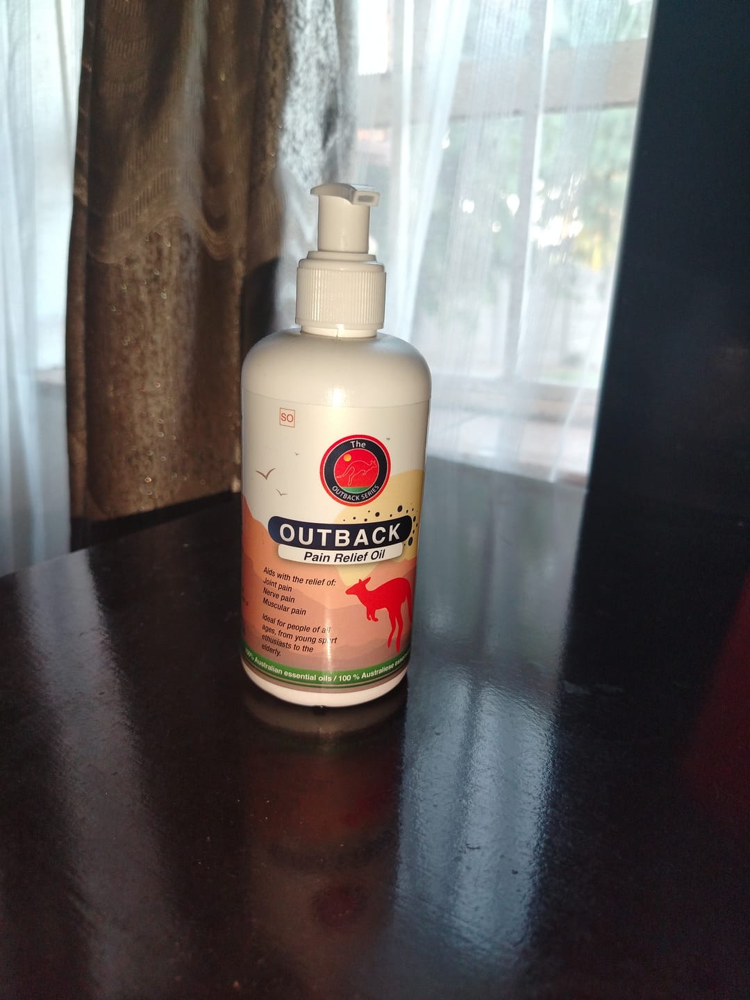 Customer photo review of R75 OFF Outback Pain Relief Oil 250ml Pump Bottle