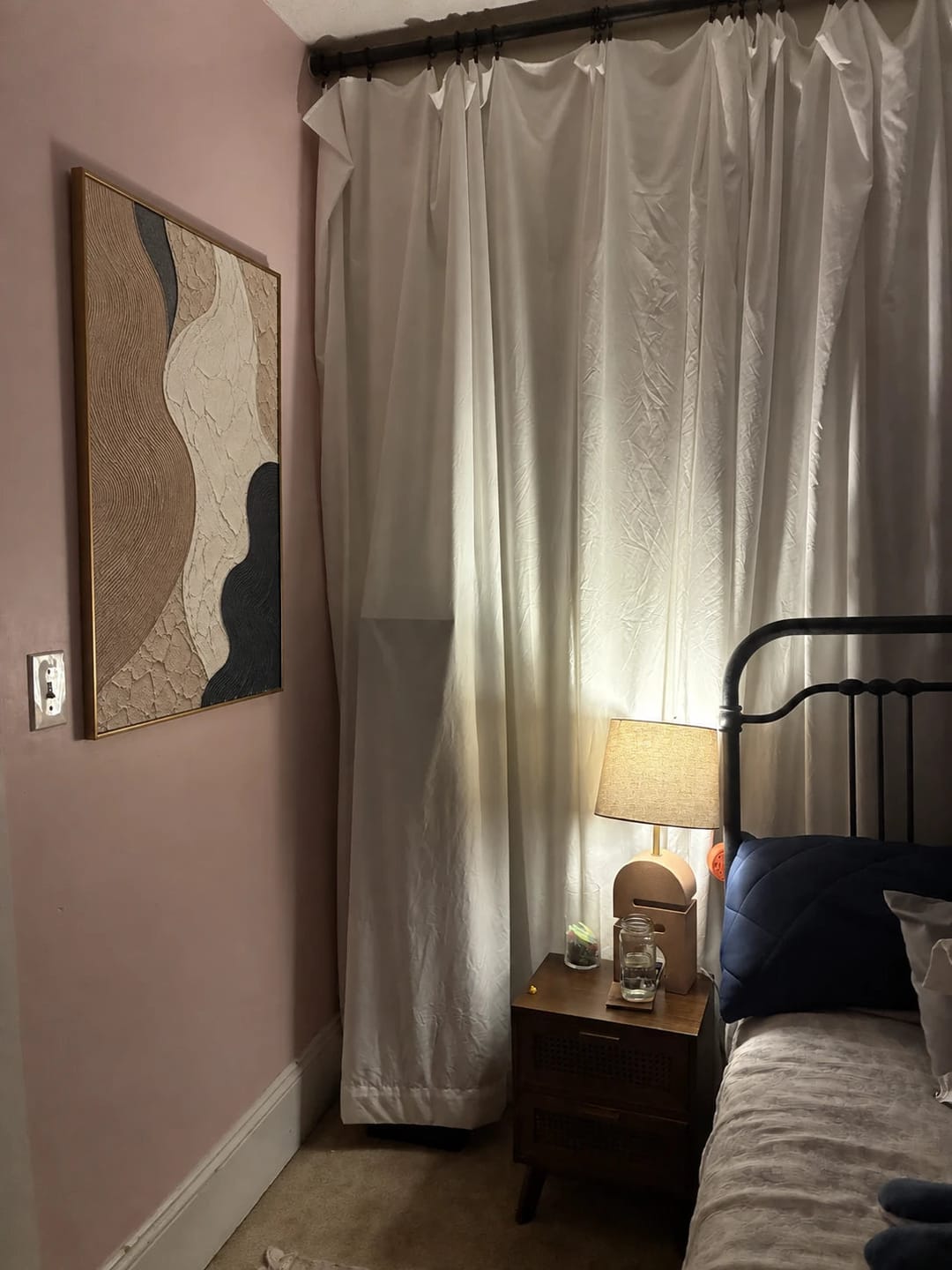 Customer photo review of Textured & Impasto Art｜Organic Wave Contrast