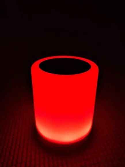 Customer photo review of Colour-Changing Table Lamp for Bedside, Remote Control, 12 cm