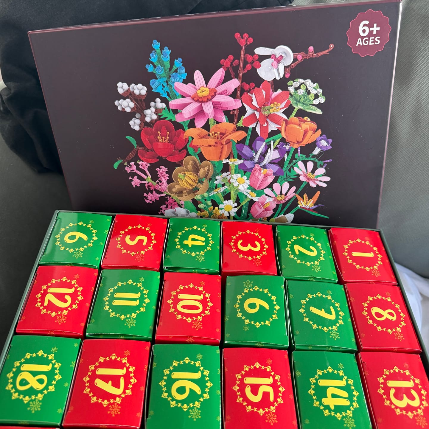 Customer photo review of Floral Advent Calendar