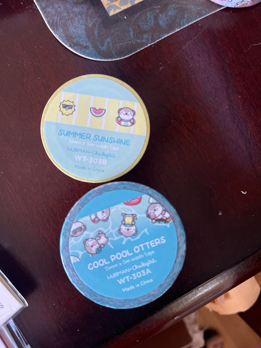 Customer photo review of Summer Otters Washi Tapes (Set of 2)
