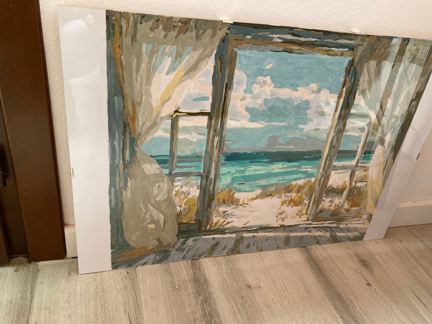 Customer photo review of Whispers of the Shore | Paint by Number