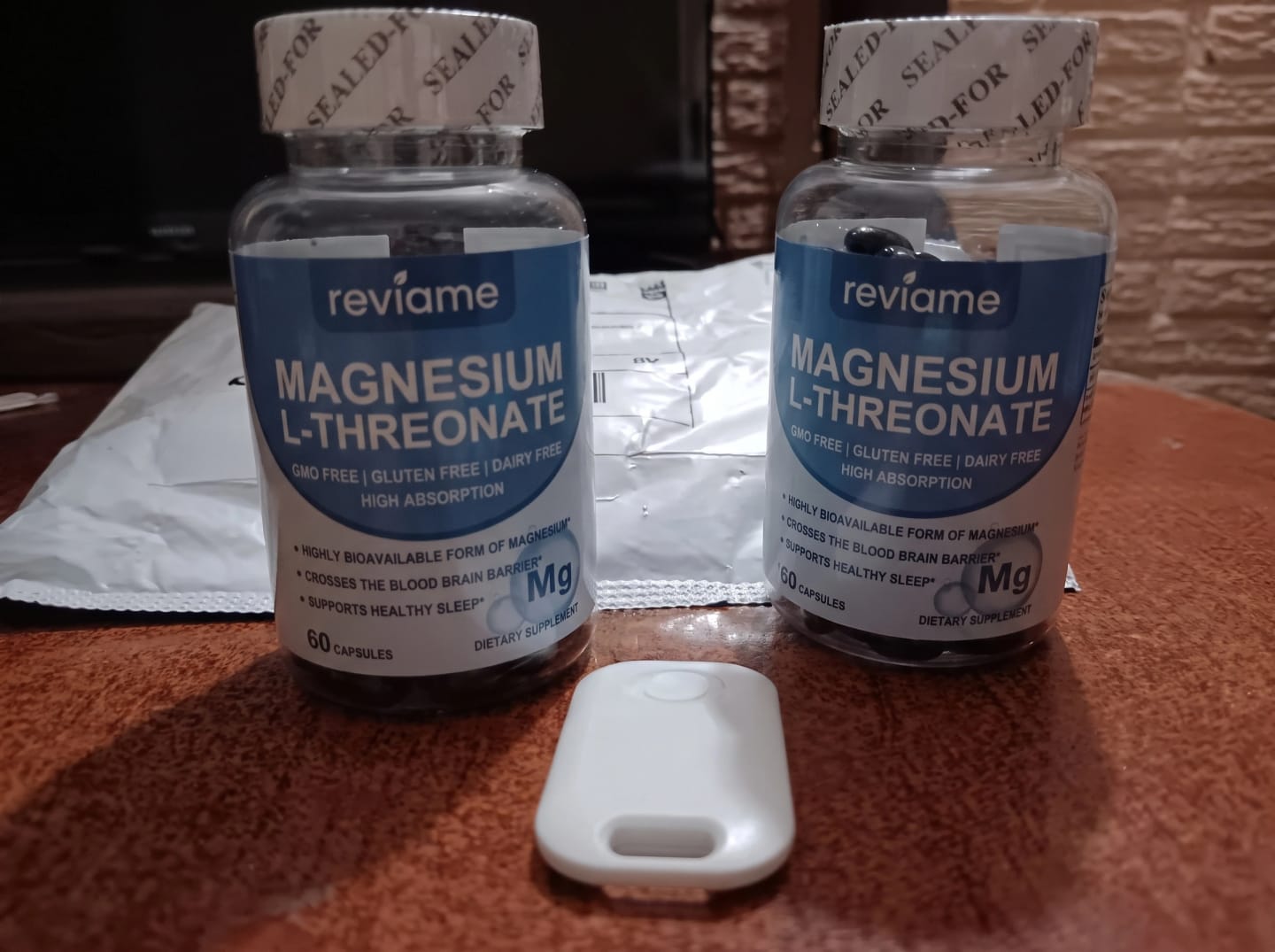 Customer photo review of Magnesium L-Threonate 1000mg Magtein® Capsules