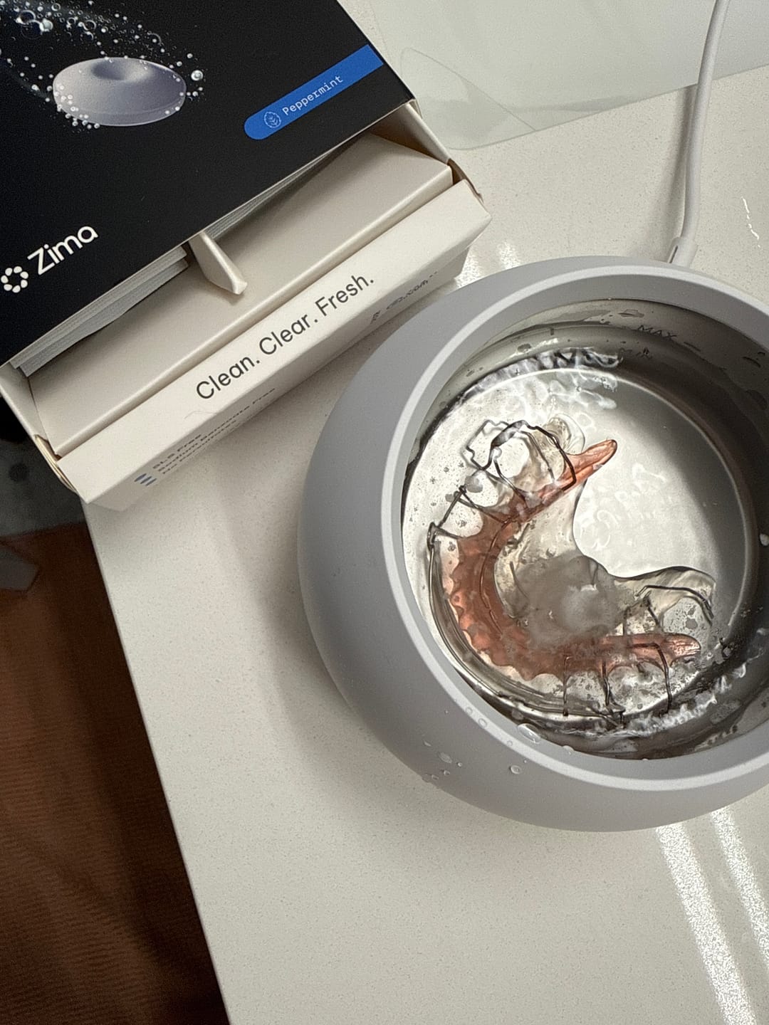 Customer photo review of Ultrasonic Boosting Tablets