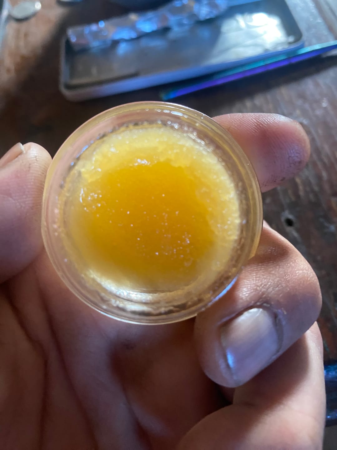 Customer photo review of Granddaddy Purple | THCA Badder