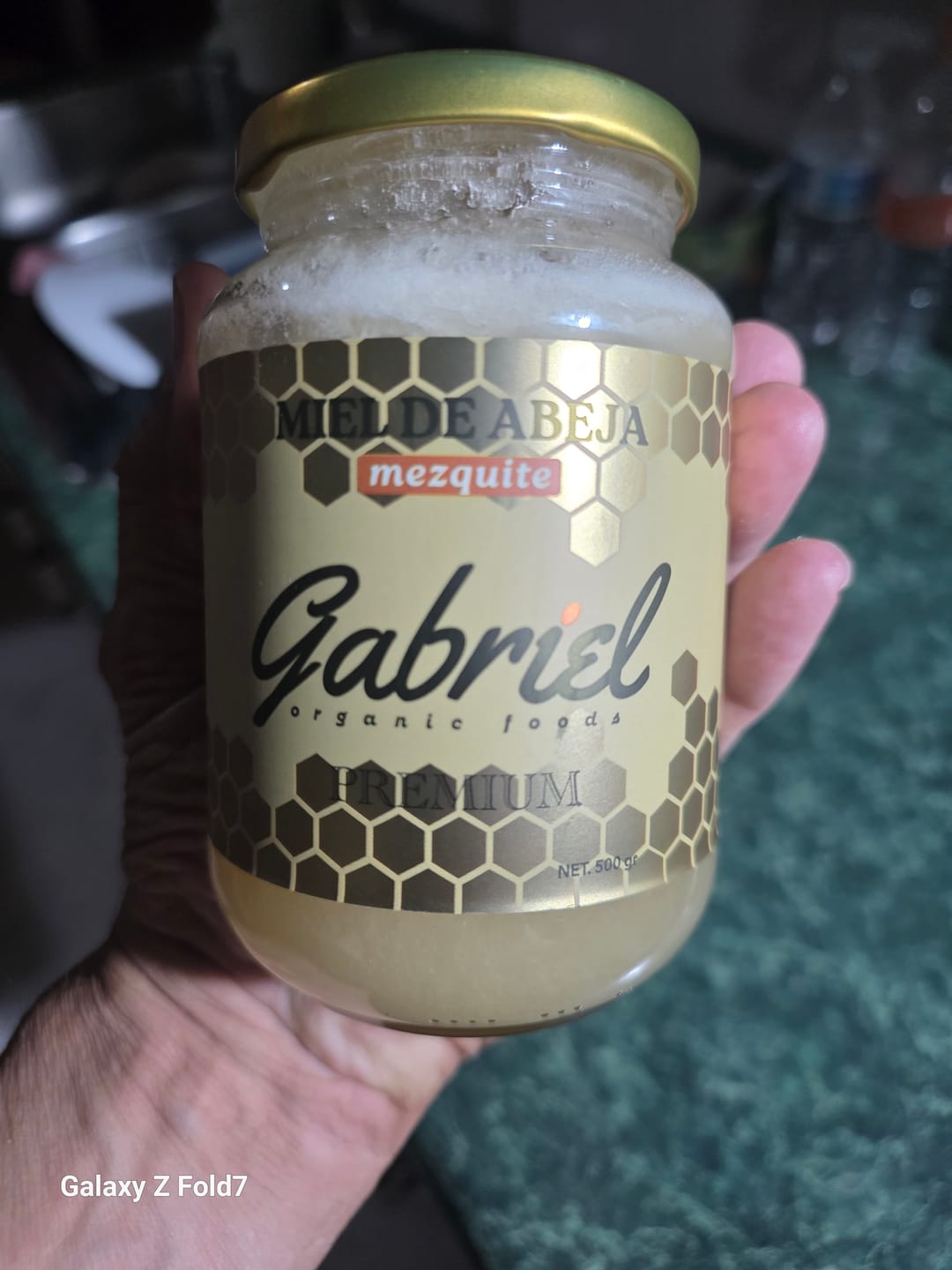 Customer photo review of Miel de Abeja 100% Pura de Flor de Mezquite (500 g)