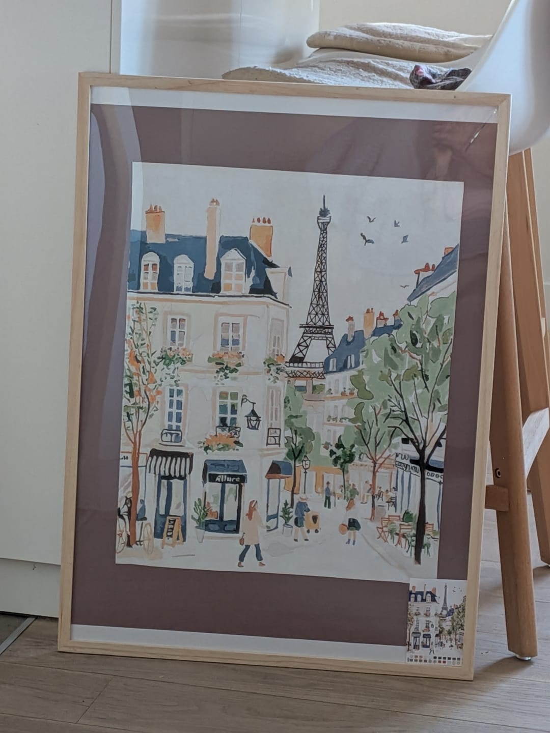 Customer photo review of Aquarelle Rue de Paris