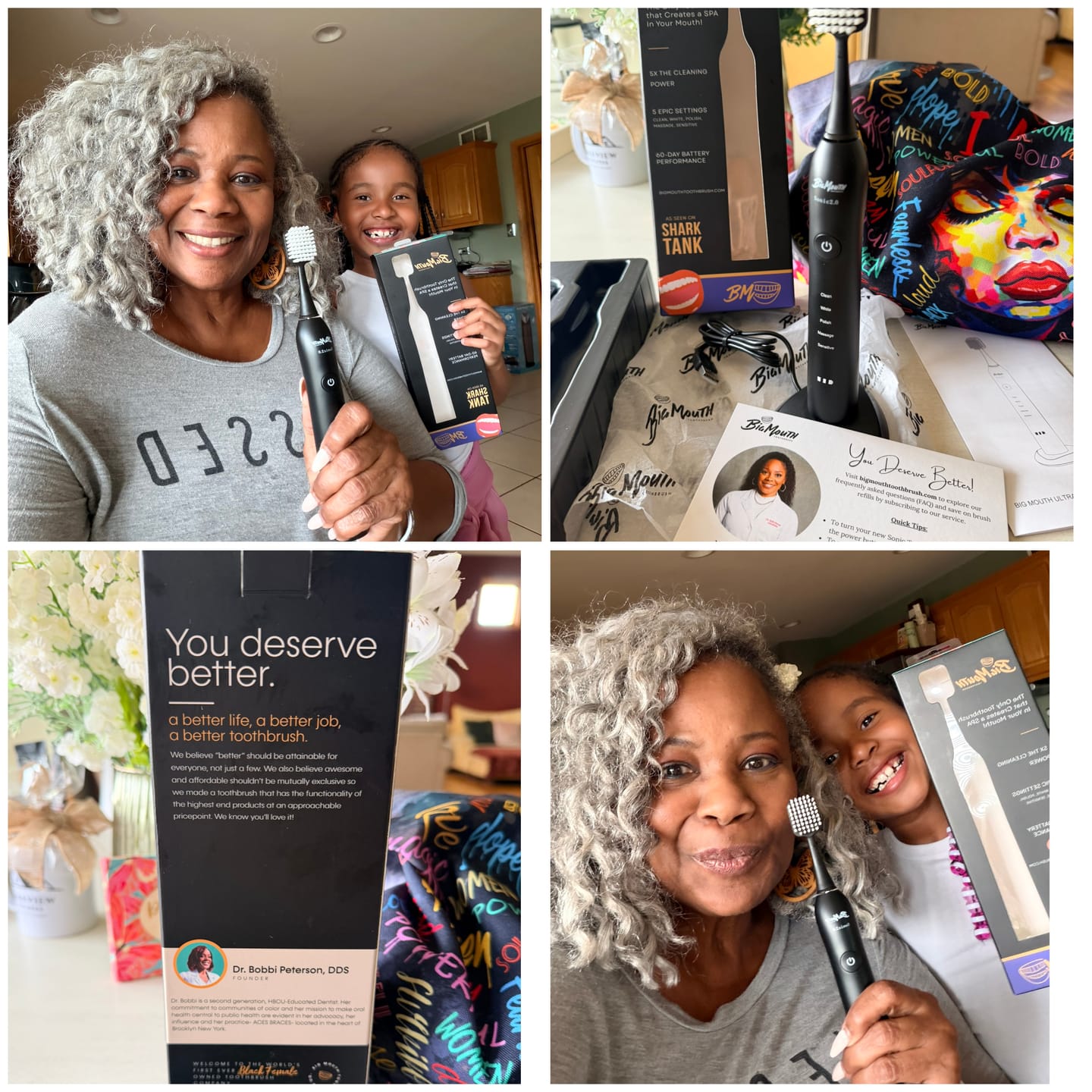 Customer photo review of Big Mouth Sonic Toothbrush 2.0