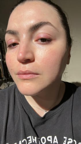 Customer photo review of Korean Collagen Night Wrapping Mask