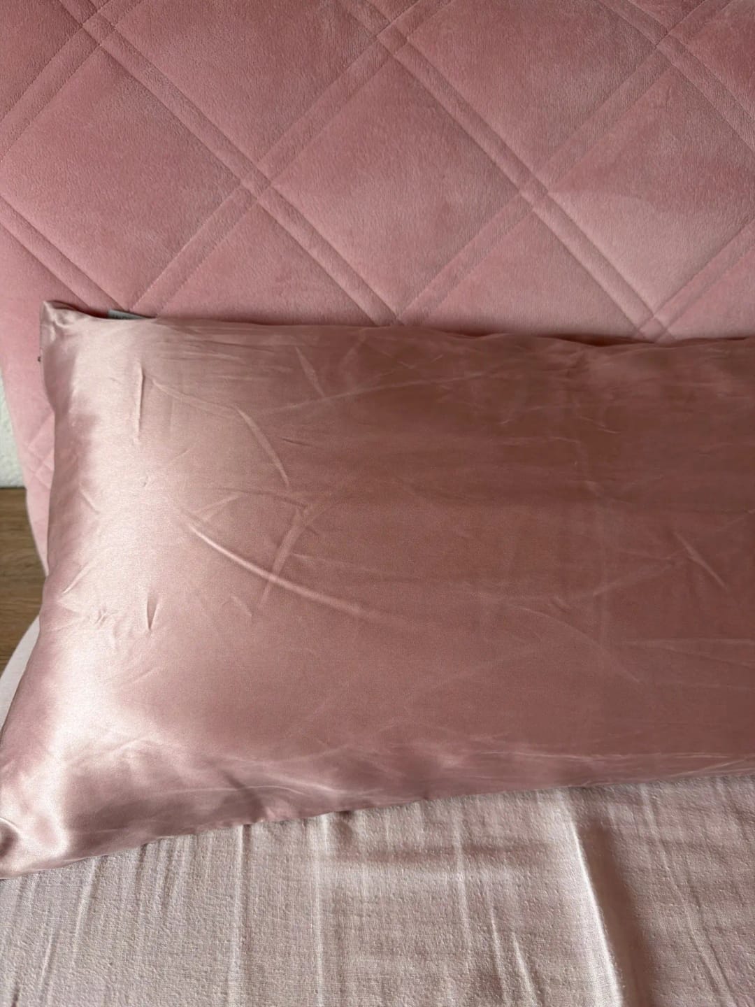 Customer photo review of Funda de Almohada de Seda