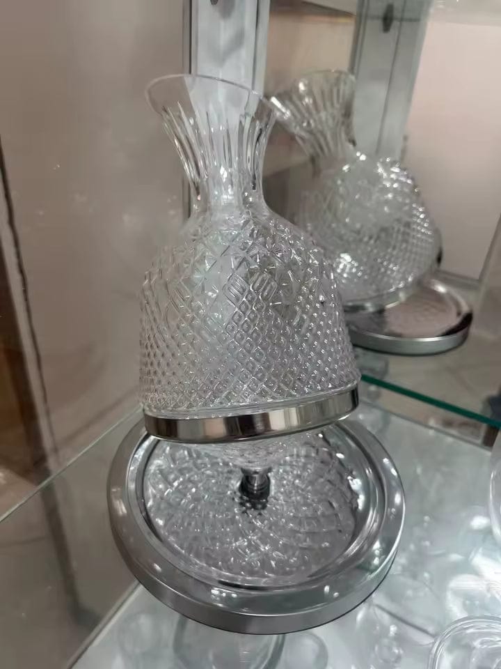 Customer photo review of WineSpinner™ Luxury Rotating Decanter