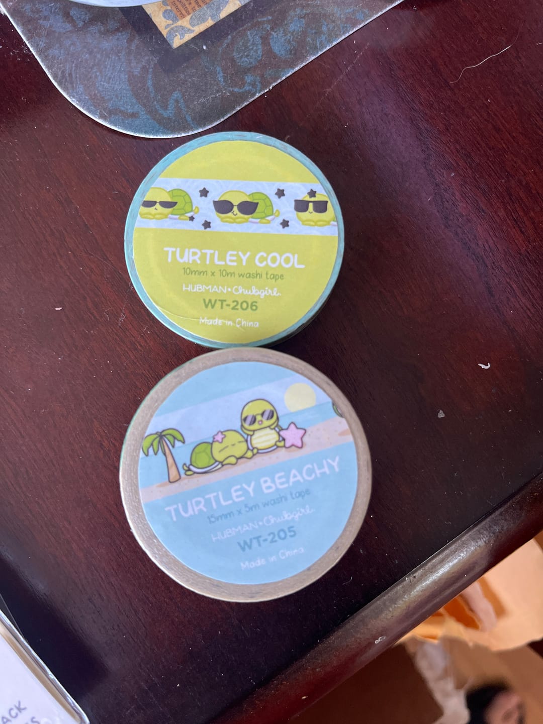 Customer photo review of Turtley Awesome Washi Tape (Set of 2)