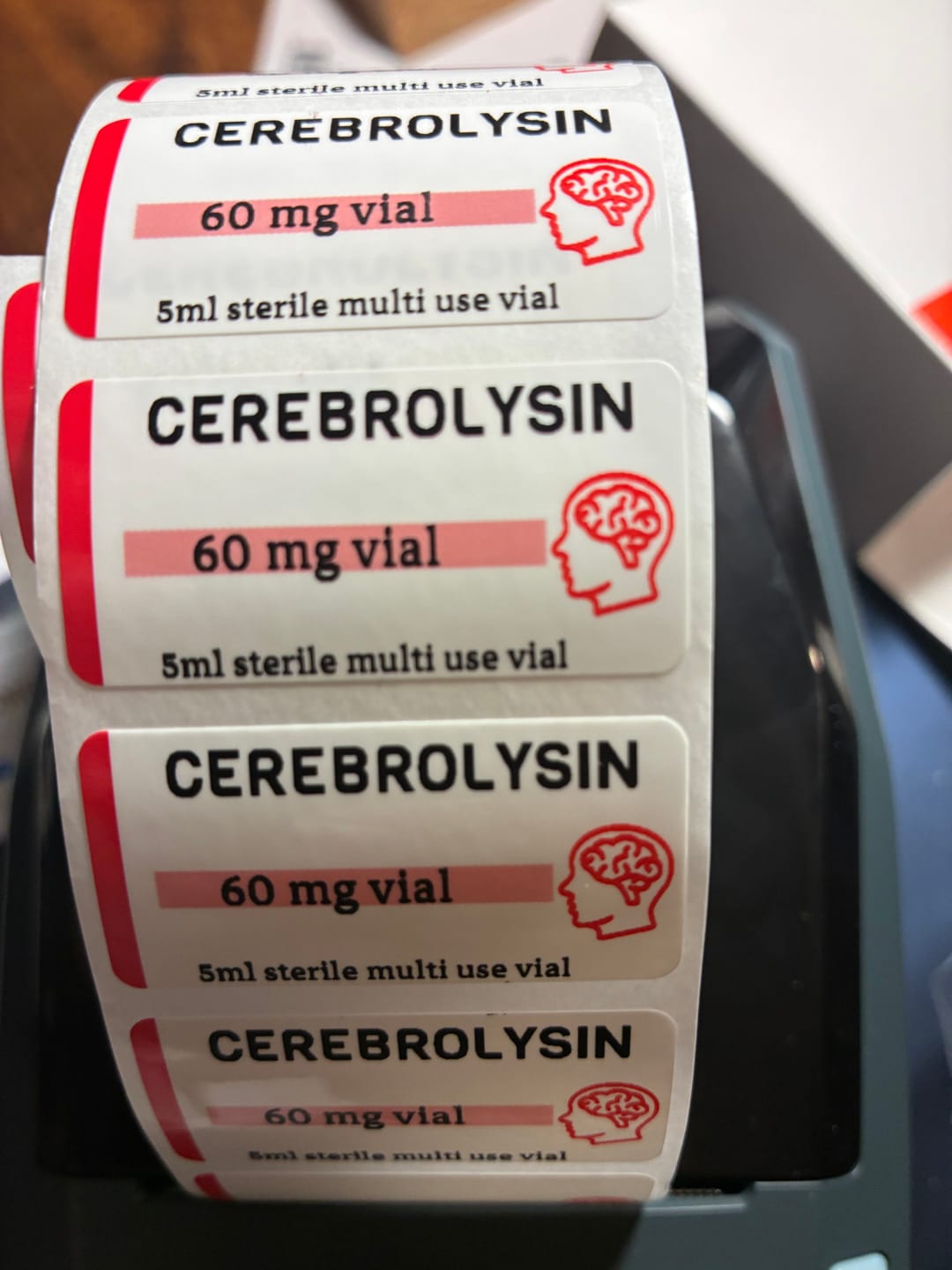 Customer photo review of NIIMBOT Compatible M2 Labeling Ribbon, Replacement Refill Tapes