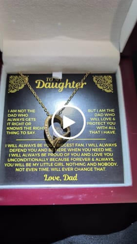 Customer video review of To My Daughter - Love Dad - Beautiful Gift Set - SS559