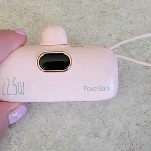 Customer photo review of Caricatore Portatile Compatto 5000mAh Ricarica Rapida 22.5W